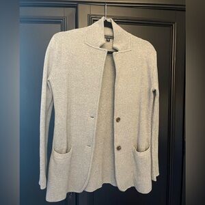 JCrew sweater blazer - gray